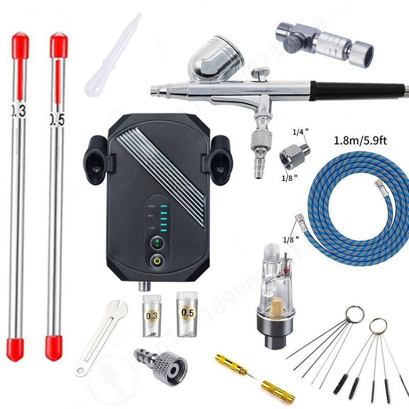 Mini Airbrush Compressor Kit,  - Paint Model Kit review and price